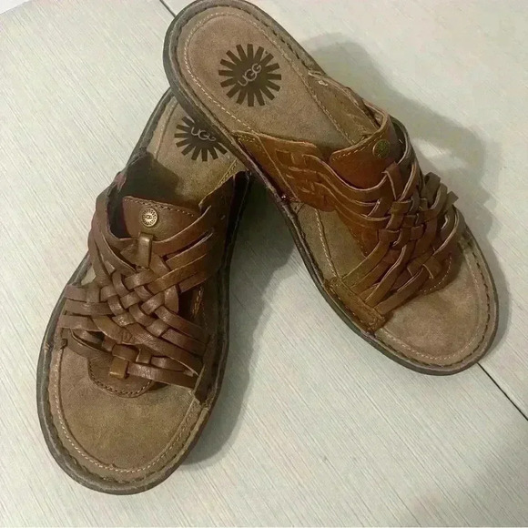Ugg Keala Sandal Chestnut Brown Women’s Size 6 - Picture 1 of 10